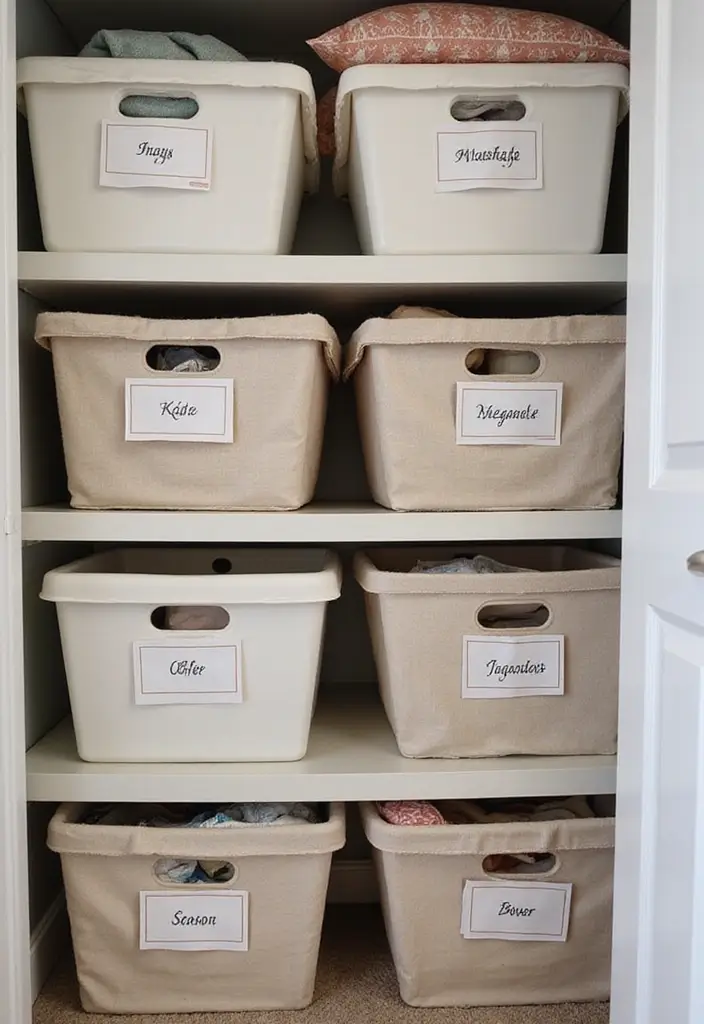 30 Tiny Home Storage Ideas to Make the Most of Small Spaces 166 30 Tiny Home Storage Ideas to Make the Most of Small Spaces - 26. Seasonal Storage Bins