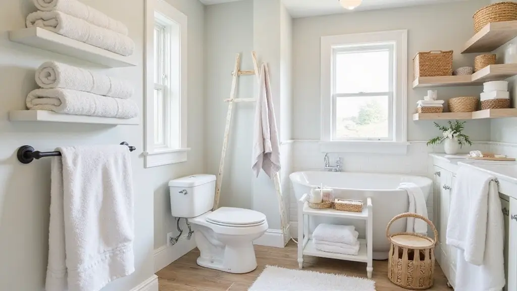 30 Towel Storage Ideas That Are Stylish and Space-Saving