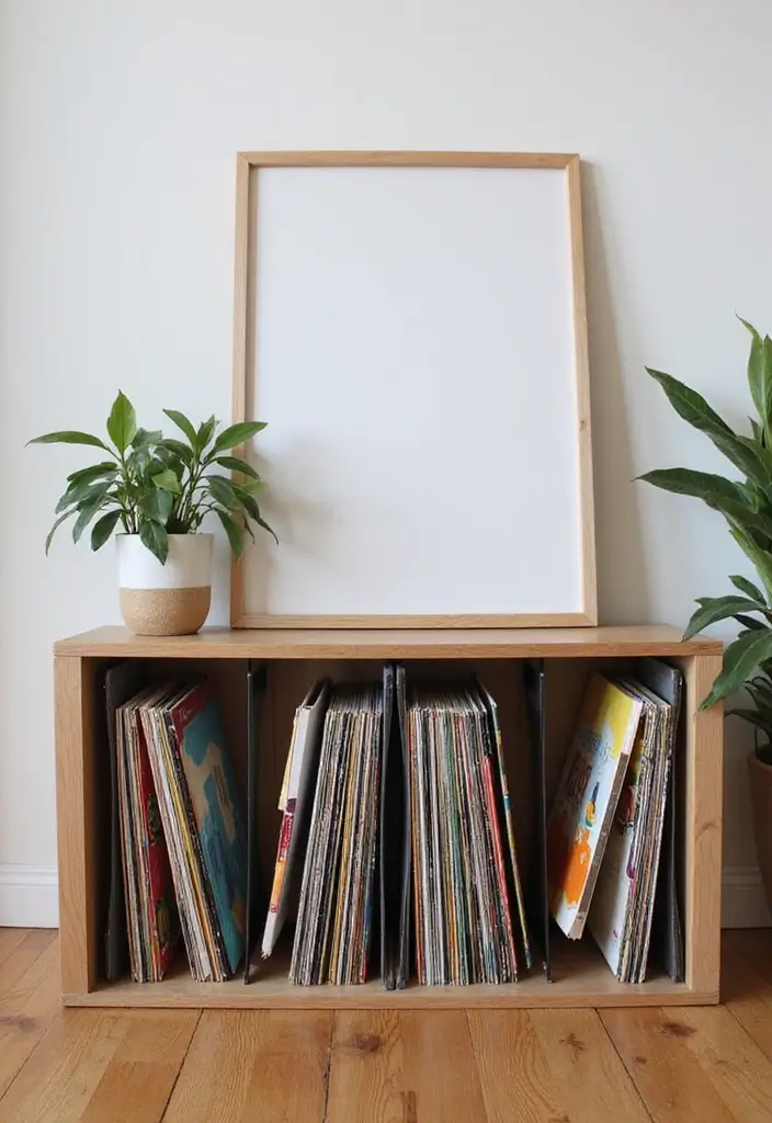 30 Vinyl Record Storage Ideas for Music Lovers - 26. Accordion Style Vinyl Holders