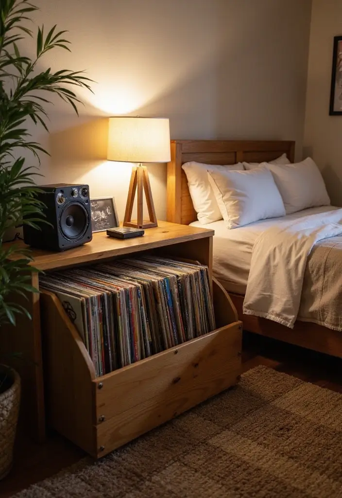 30 Vinyl Record Storage Ideas for Music Lovers - 9. Under-Bed Vinyl Storage