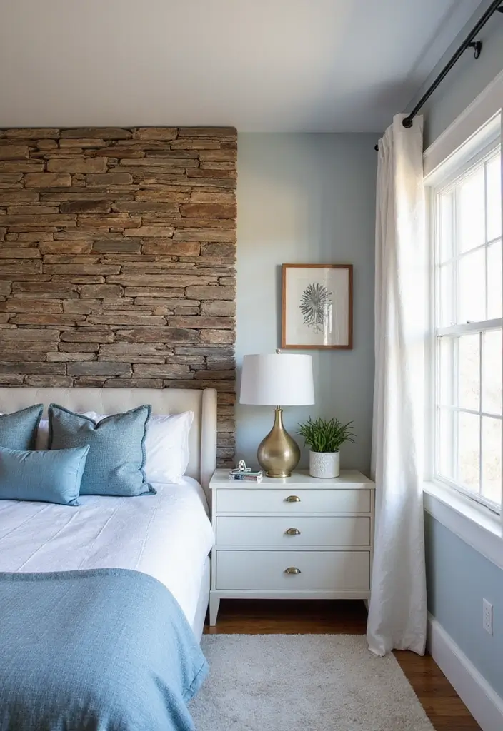 30 Wood Wall Ideas for a Rustic and Modern Touch - 5. Accent Wall with Driftwood