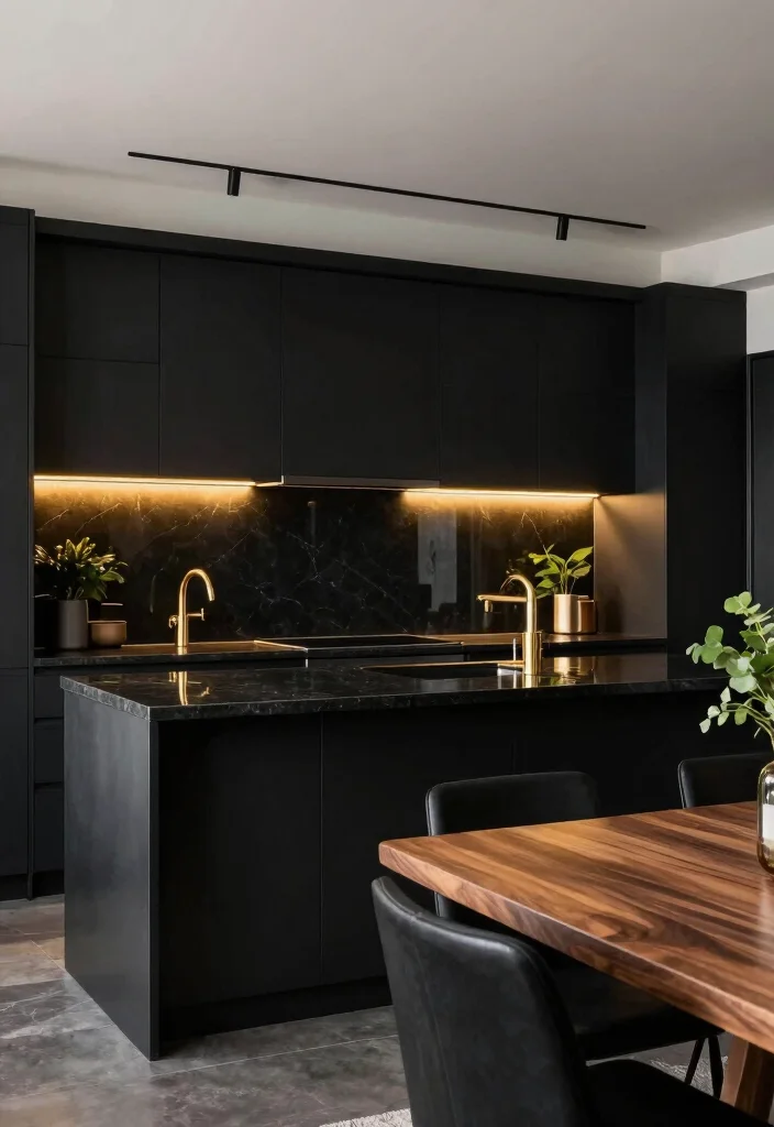 25+ Black Kitchen Ideas That Are Bold and Sophisticated 1 25 Black Kitchen Ideas That Are Bold and Sophisticated 1. All Black Elegance 0