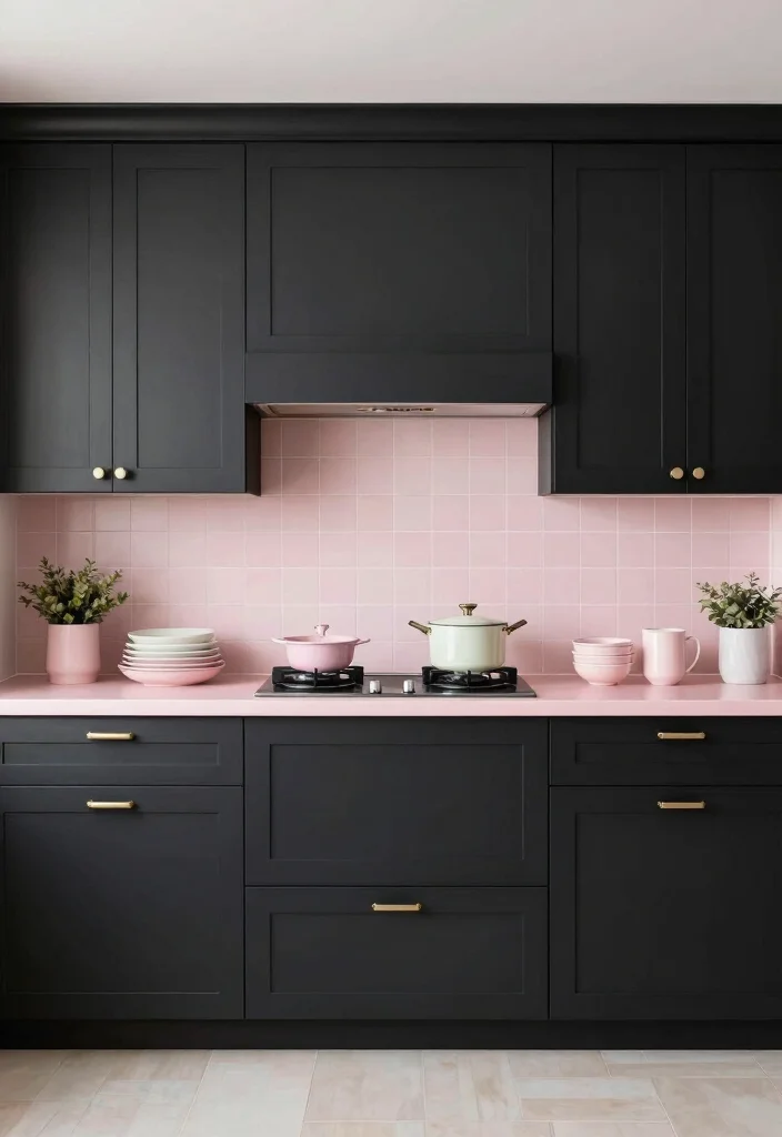 25+ Black Kitchen Ideas That Are Bold and Sophisticated 45 25 Black Kitchen Ideas That Are Bold and Sophisticated 15. Black and Pastel Hues 0