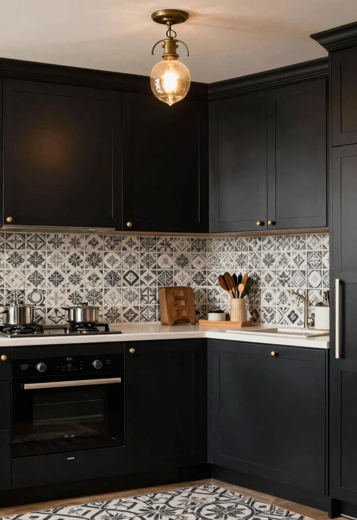 25+ Black Kitchen Ideas That Are Bold and Sophisticated 46 25 Black Kitchen Ideas That Are Bold and Sophisticated 16. Vintage Black Charm 0