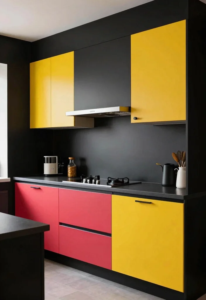 25+ Black Kitchen Ideas That Are Bold and Sophisticated 57 25 Black Kitchen Ideas That Are Bold and Sophisticated 17. Black and Colorful Cabinets 0