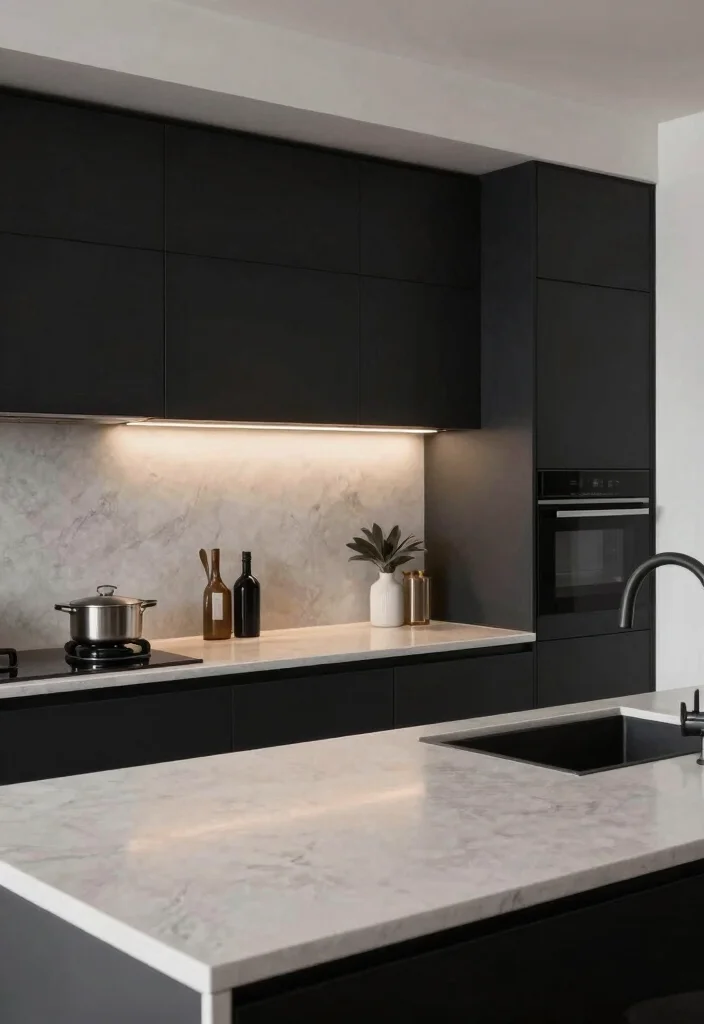 25+ Black Kitchen Ideas That Are Bold and Sophisticated 74 25 Black Kitchen Ideas That Are Bold and Sophisticated 24. Mixing Black with Gray 0