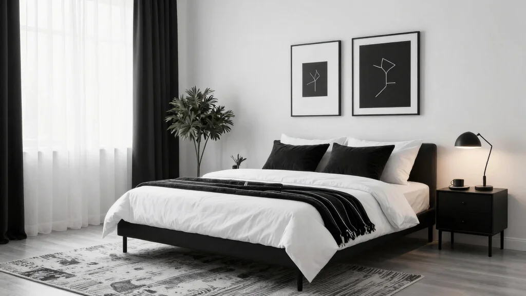 25+ Black and White Bedroom Ideas for a Classic Contrast
