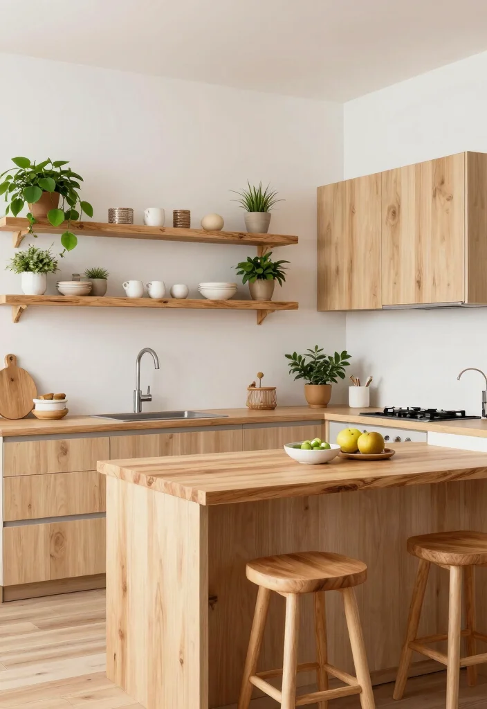 25 Bloxburg Kitchen Ideas for Every Build Style 2. Natural Wood Accents 0