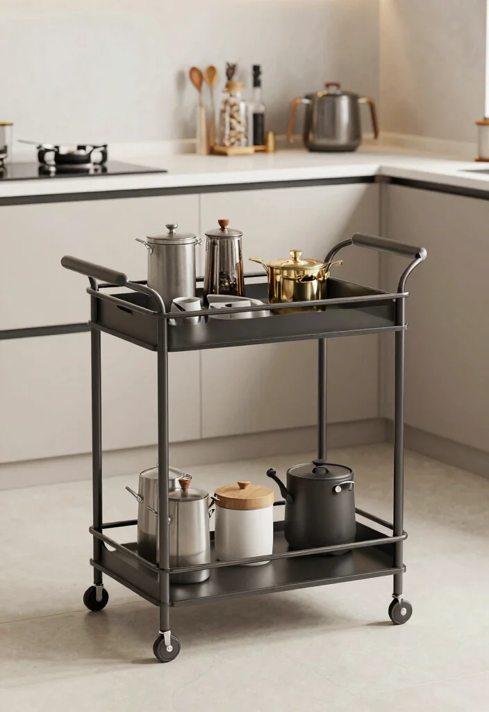25 Bloxburg Kitchen Ideas for Every Build Style 20. Chic Bar Carts 0