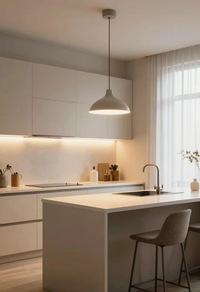 25 Bloxburg Kitchen Ideas for Every Build Style 4. Minimalist Lighting Designs 0