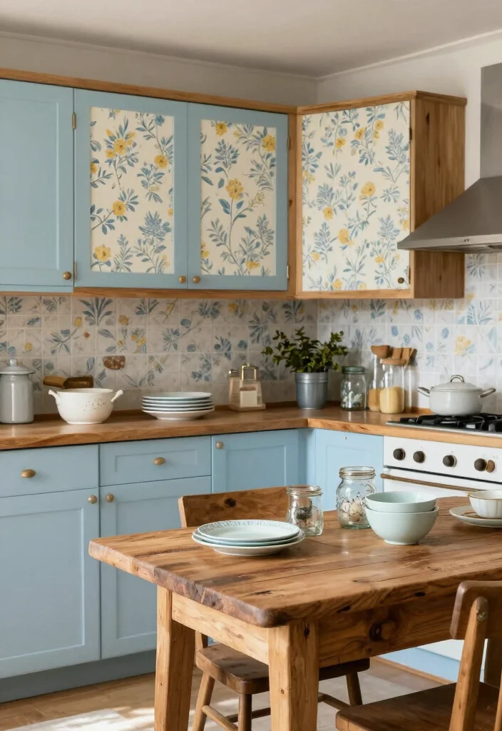 25+ Blue Kitchen Ideas That Add Calm and Character 4 25 Blue Kitchen Ideas That Add Calm and Character 4. Vintage Charm with Blue 0