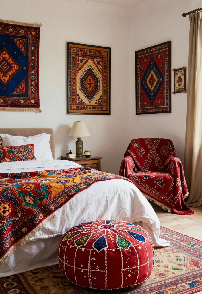 25+ Boho Bedroom Ideas Full of Free-Spirited Charm 30 25 Boho Bedroom Ideas Full of Free Spirited Charm 10. Incorporating Global Inspirations 0