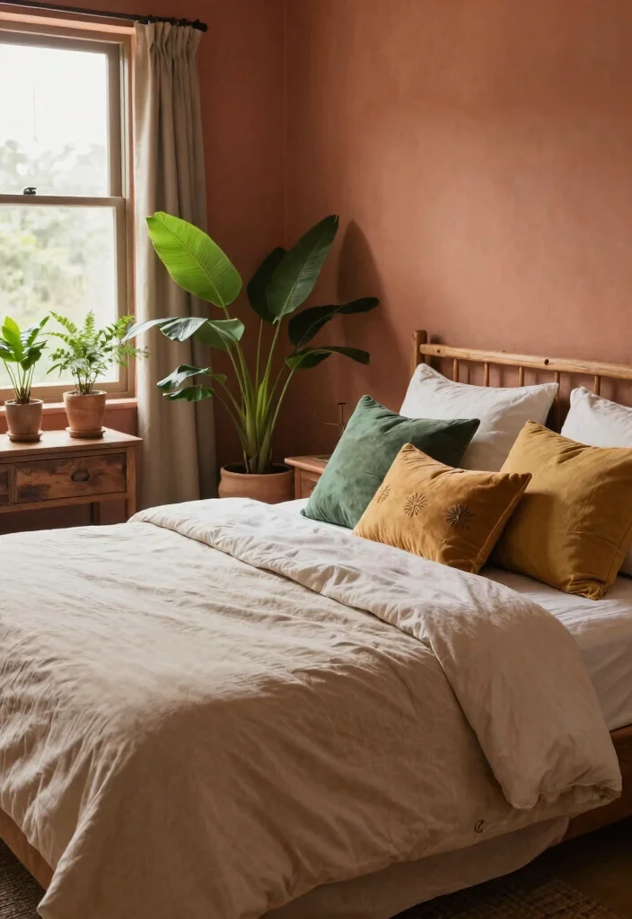 25+ Boho Bedroom Ideas Full of Free-Spirited Charm 3 25 Boho Bedroom Ideas Full of Free Spirited Charm 3. Earthy Color Palettes 0