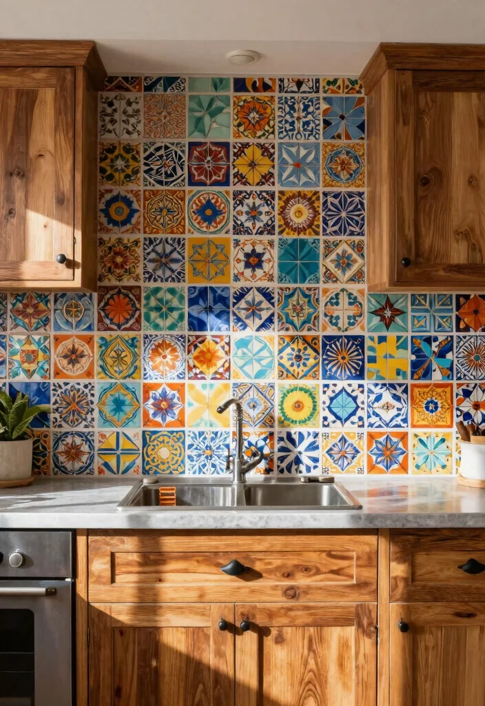 25+ Boho Kitchen Ideas for an Artistic Relaxed Space 30 25 Boho Kitchen Ideas for an Artistic Relaxed Space 10. Statement Backsplash 0