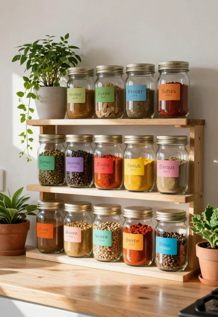 25+ Boho Kitchen Ideas for an Artistic Relaxed Space 54 25 Boho Kitchen Ideas for an Artistic Relaxed Space 24. Bohemian Spice Racks 0