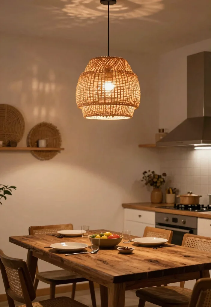 25+ Boho Kitchen Ideas for an Artistic Relaxed Space 29 25 Boho Kitchen Ideas for an Artistic Relaxed Space 9. Unique Lighting Fixtures 0