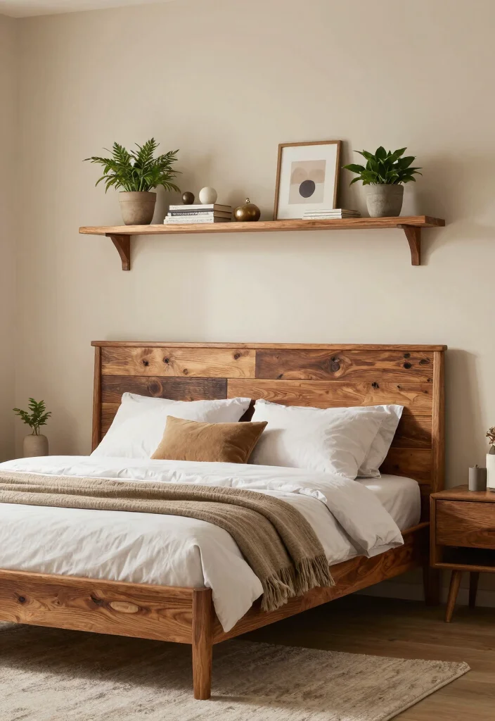 25+ Brown Bedroom Ideas for a Warm Earthy Feel 41 25 Brown Bedroom Ideas for a Warm Earthy Feel 11. Reclaimed Wood Accents 0