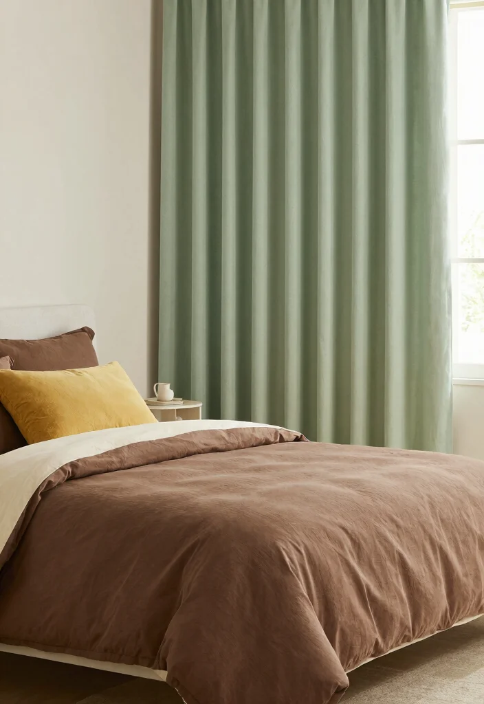 25+ Brown Bedroom Ideas for a Warm Earthy Feel 63 25 Brown Bedroom Ideas for a Warm Earthy Feel 23. Harmonious Color Pairings 0