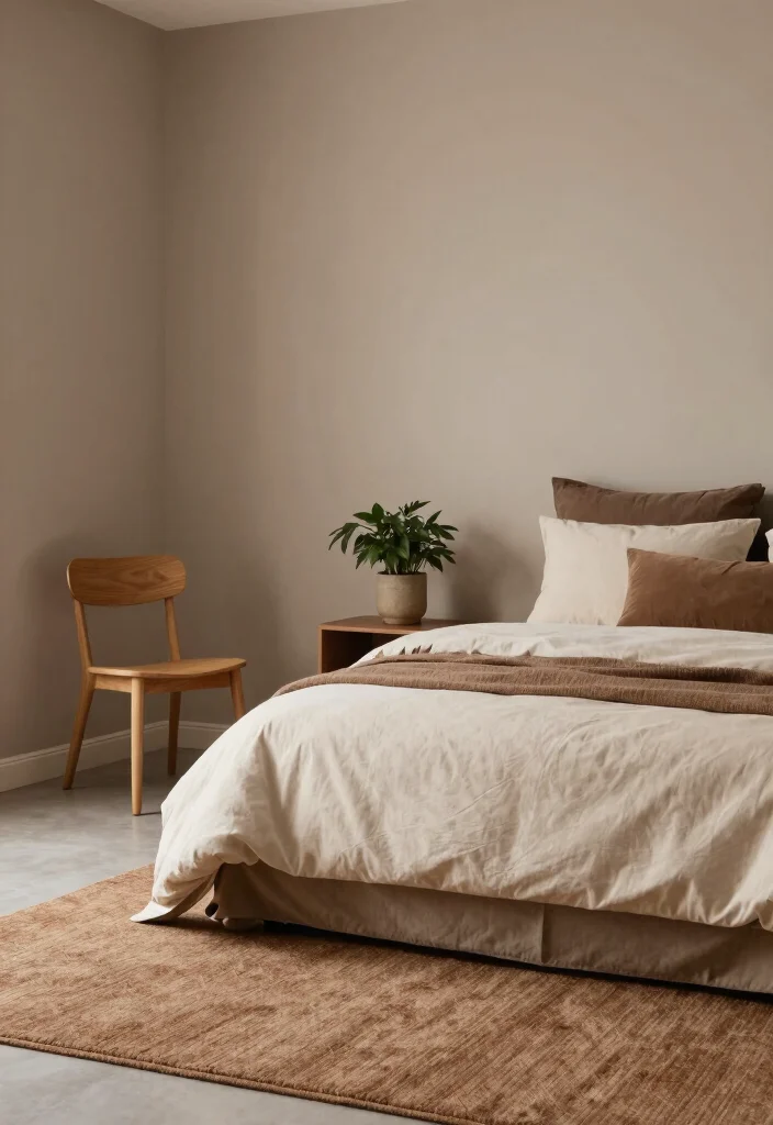 25+ Brown Bedroom Ideas for a Warm Earthy Feel 14 25 Brown Bedroom Ideas for a Warm Earthy Feel 4. Neutral Color Palette 0