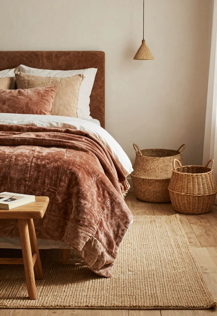 25 Colorful Bedroom Ideas That Bring Energy and Joy 20. Incorporating Textural Elements 0