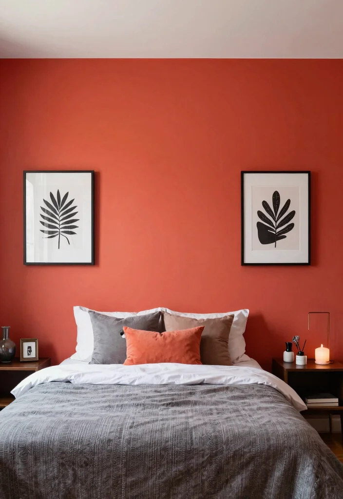 25 Colorful Bedroom Ideas That Bring Energy and Joy 24. Vibrant Accent Walls 0