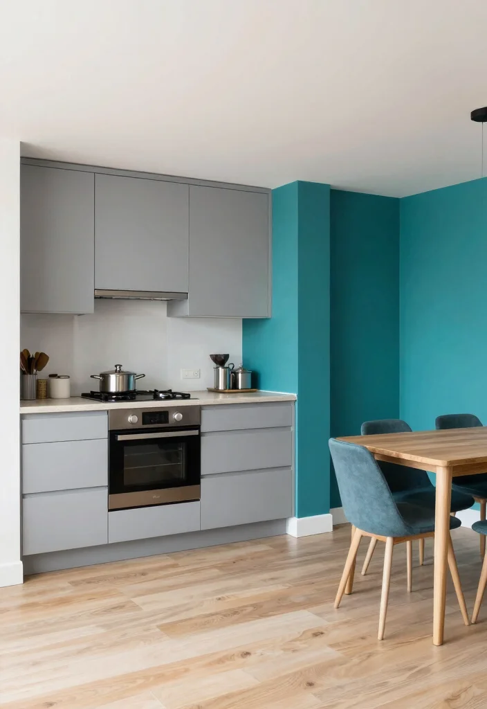 25 Galley Kitchen Ideas That Make Small Spaces Shine 12. Use Color to Define Zones 0