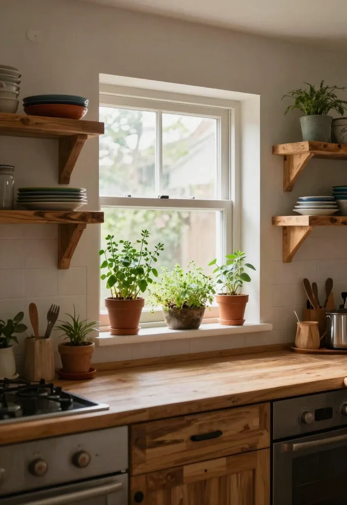 25 Galley Kitchen Ideas That Make Small Spaces Shine 13. Incorporate Natural Elements 0