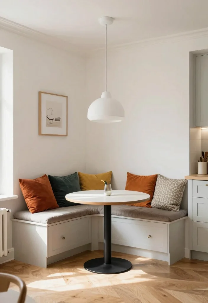 25 Galley Kitchen Ideas That Make Small Spaces Shine 16. Incorporate Built In Seating 0