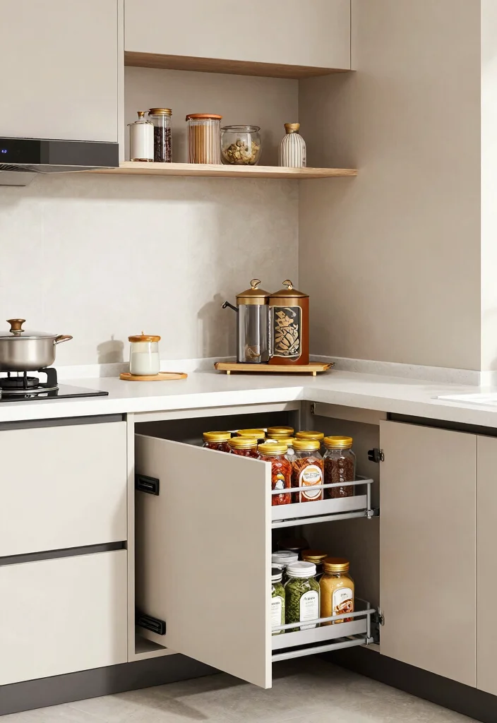 25 Galley Kitchen Ideas That Make Small Spaces Shine 20. Optimize Corner Spaces 0