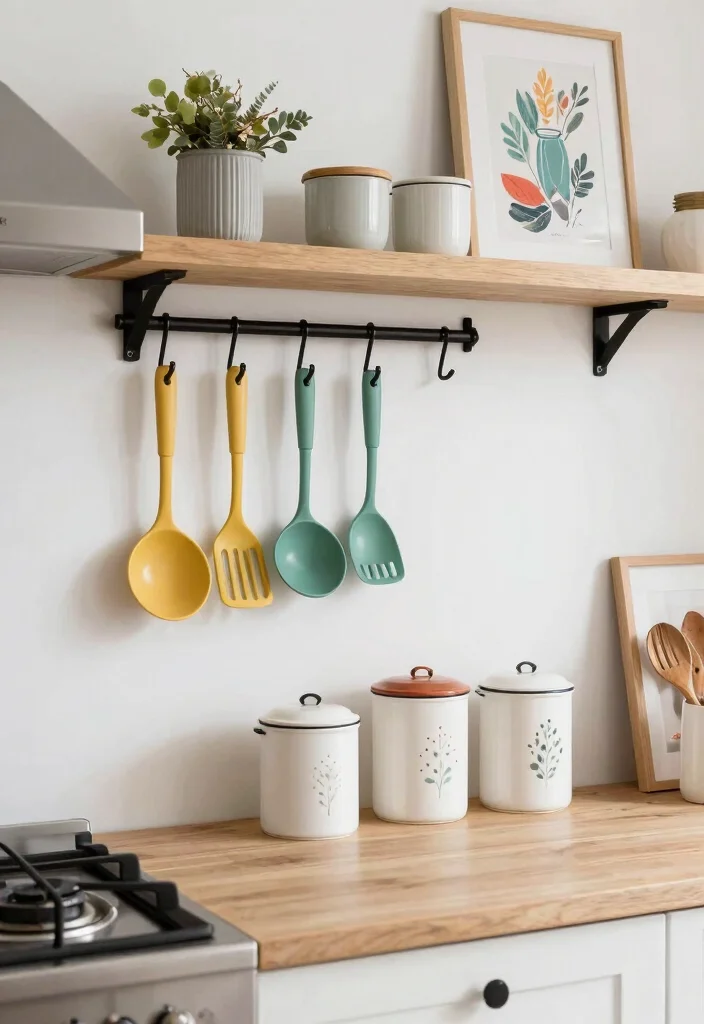 25 Galley Kitchen Ideas That Make Small Spaces Shine 24. Emphasize Functional Decor 0