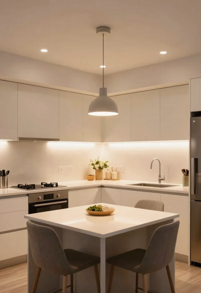 25 Galley Kitchen Ideas That Make Small Spaces Shine 7. Layered Lighting 0