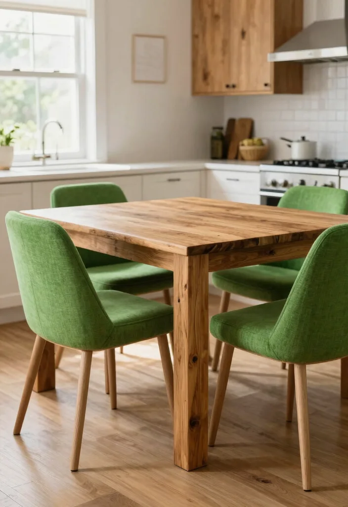 25+ Green Kitchen Ideas for a Fresh Natural Look 70 25 Green Kitchen Ideas for a Fresh Natural Look 20. Green Accent Chairs 0