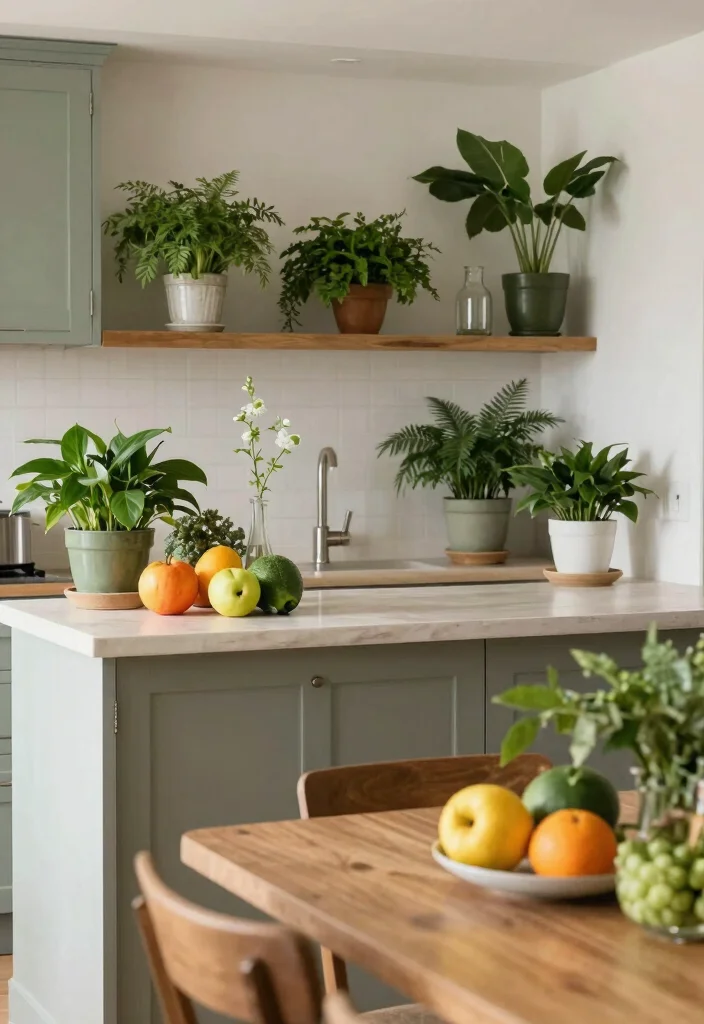 25+ Green Kitchen Ideas for a Fresh Natural Look 75 25 Green Kitchen Ideas for a Fresh Natural Look 25. Seasonal Green Decor 0