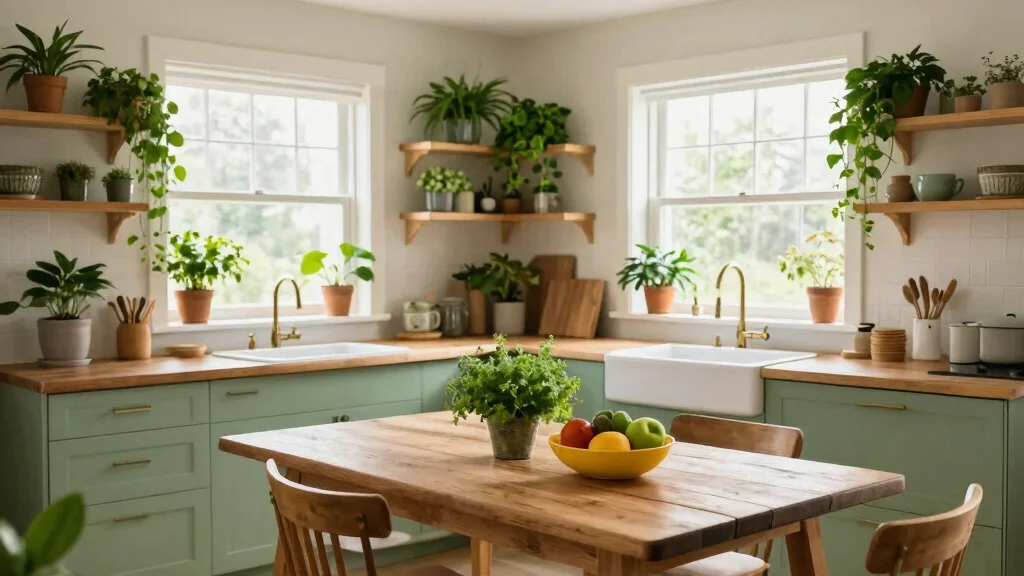 25+ Green Kitchen Ideas for a Fresh Natural Look