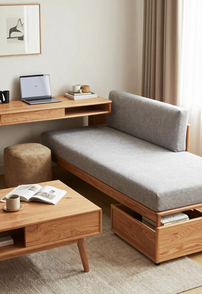 25 Guest Bedroom Ideas to Make Visitors Feel at Home 11. Utilize Multi Functional Furniture 0