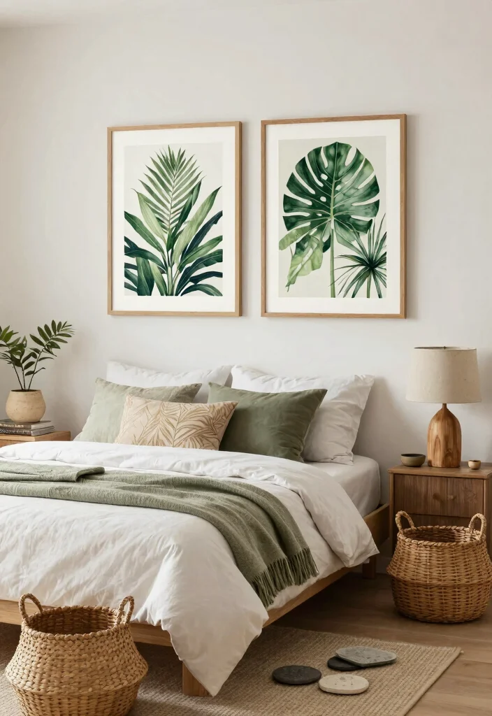 25 Guest Bedroom Ideas to Make Visitors Feel at Home 21. Adorn with Nature Inspired Decor 0