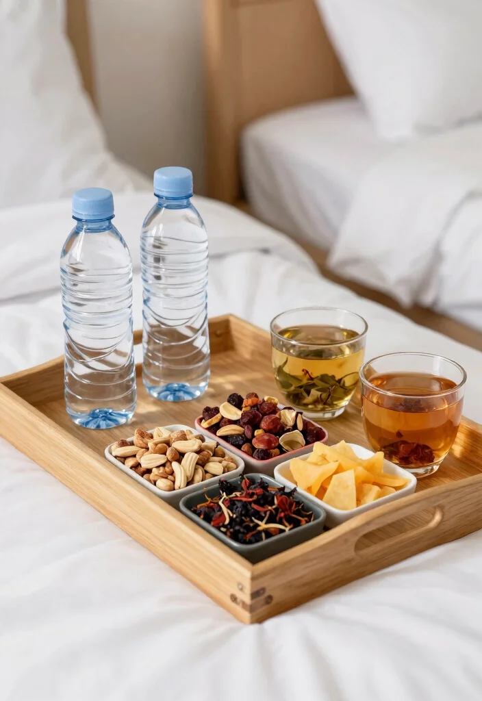 25 Guest Bedroom Ideas to Make Visitors Feel at Home 24. Thoughtful Snack Corner 0