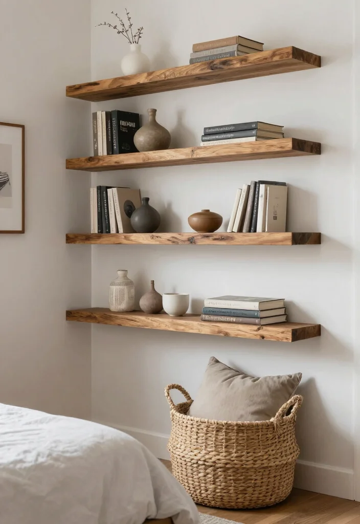25 Guest Bedroom Ideas to Make Visitors Feel at Home 8. Functional Yet Stylish Storage Solutions 0