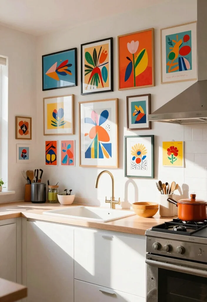 25 IKEA Kitchen Ideas That Are Budget Friendly and Stylish 15. Personalize with Art 0