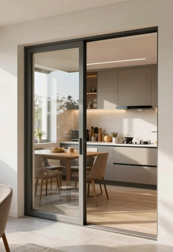 25 IKEA Kitchen Ideas That Are Budget Friendly and Stylish 16. Install a Sliding Door 0