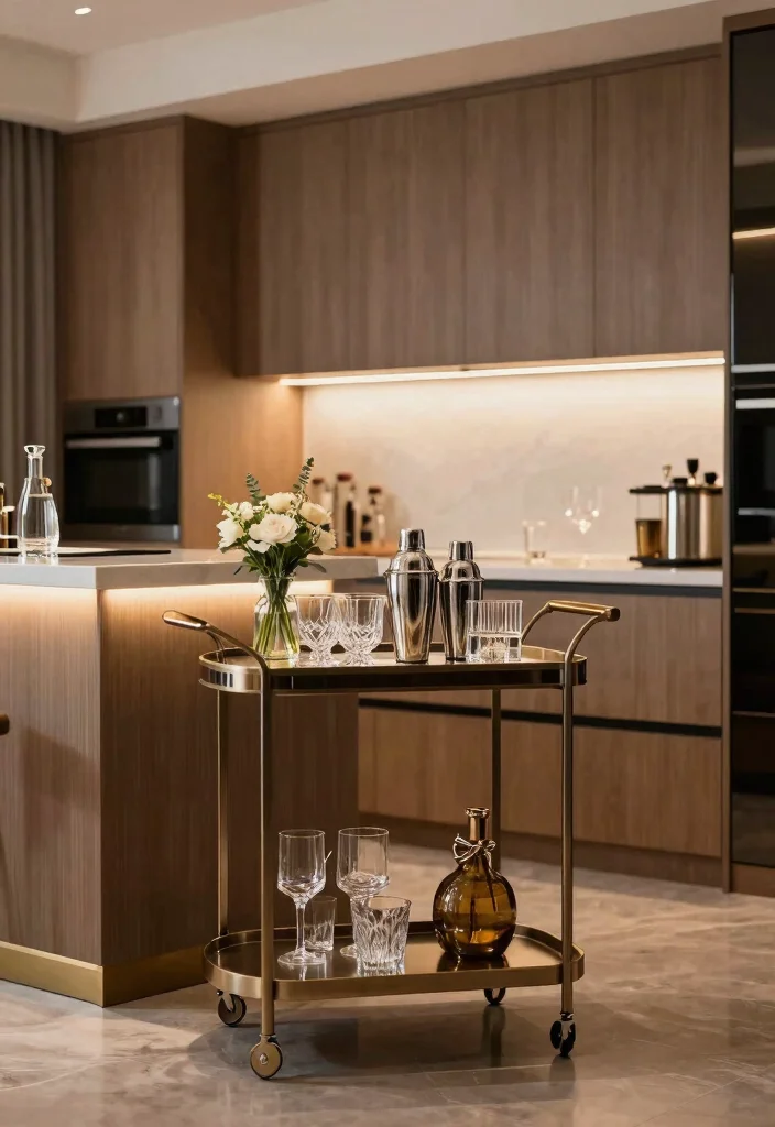 25 IKEA Kitchen Ideas That Are Budget Friendly and Stylish 20. Implement a Home Bar Area 0