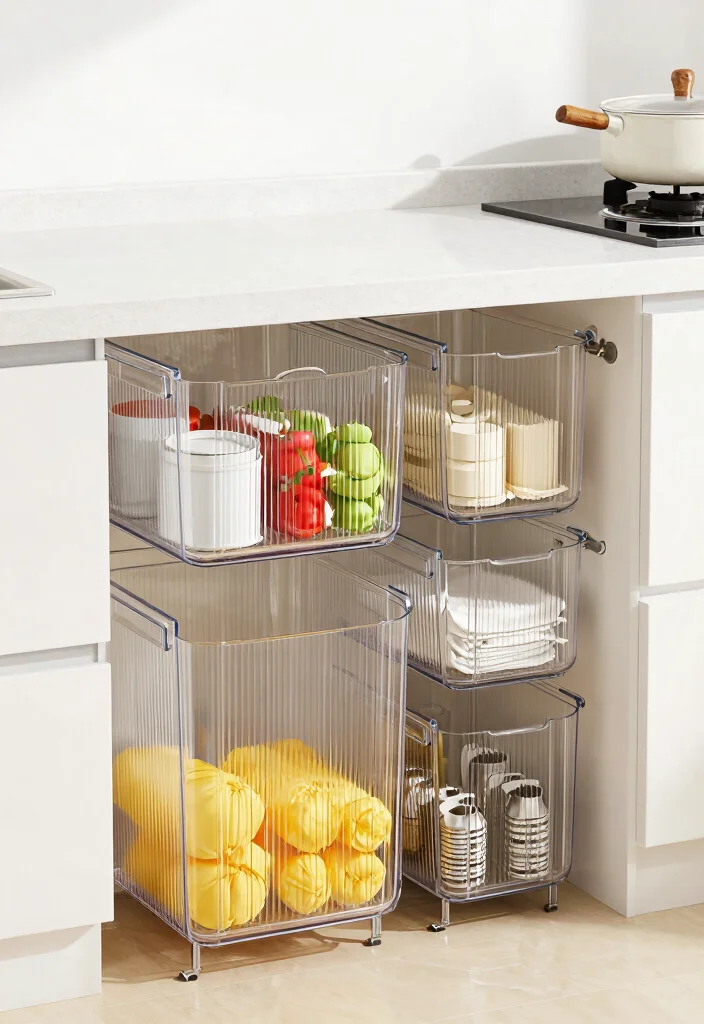 25 IKEA Kitchen Ideas That Are Budget Friendly and Stylish 22. Embrace Transparent Storage 0