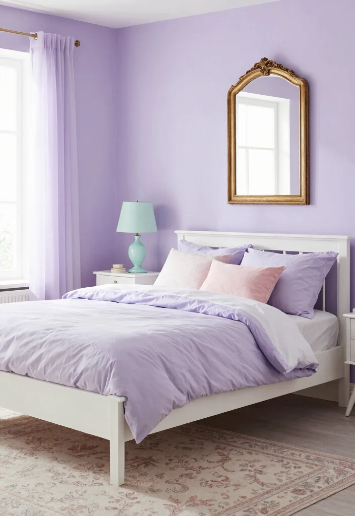 25 Ladies Bedroom Ideas That Are Feminine and Elegant 2. Soft Pastels for a Calming Retreat 0