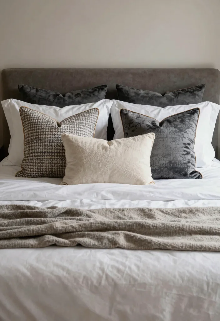 25 Ladies Bedroom Ideas That Are Feminine and Elegant 21. Decorative Pillows and Throws 0