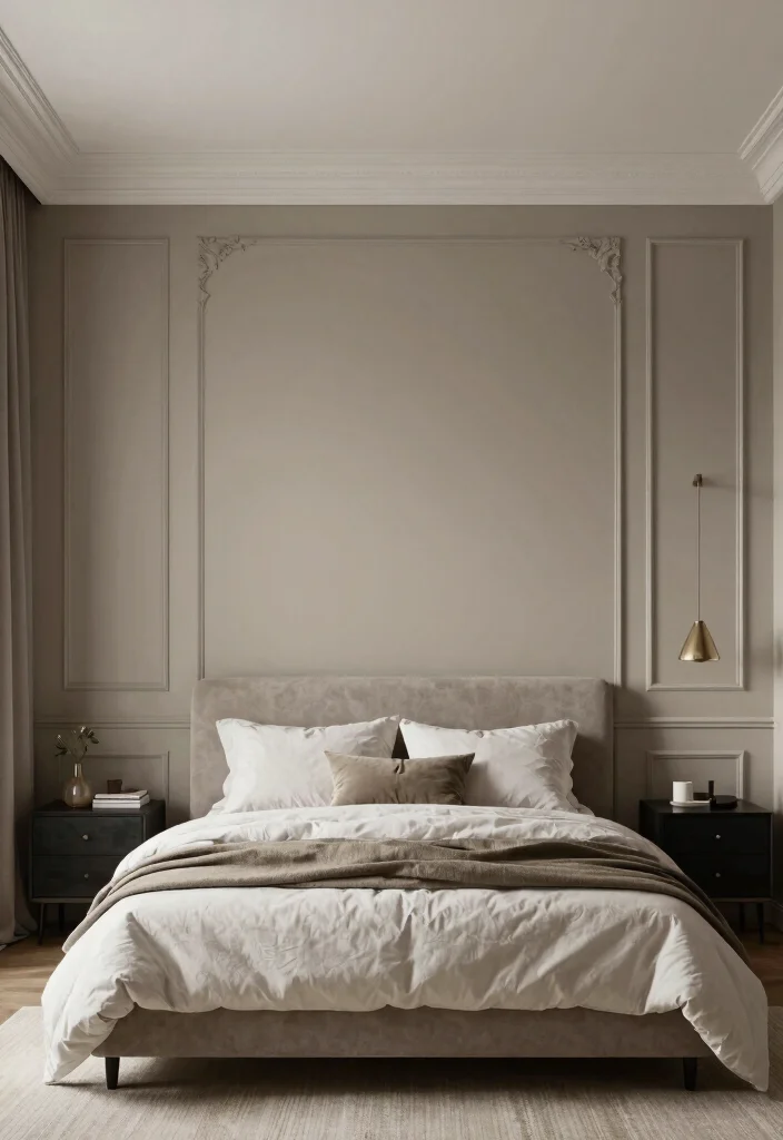 25 Ladies Bedroom Ideas That Are Feminine and Elegant 22. Elegant Accent Walls 0