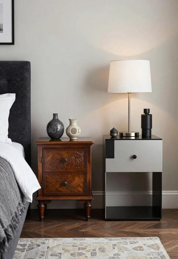 25 Ladies Bedroom Ideas That Are Feminine and Elegant 24. Unique Nightstands 0