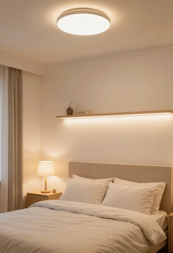 25 Light Bedroom Ideas for a Bright Airy Feel 12. Layer Your Lighting 0