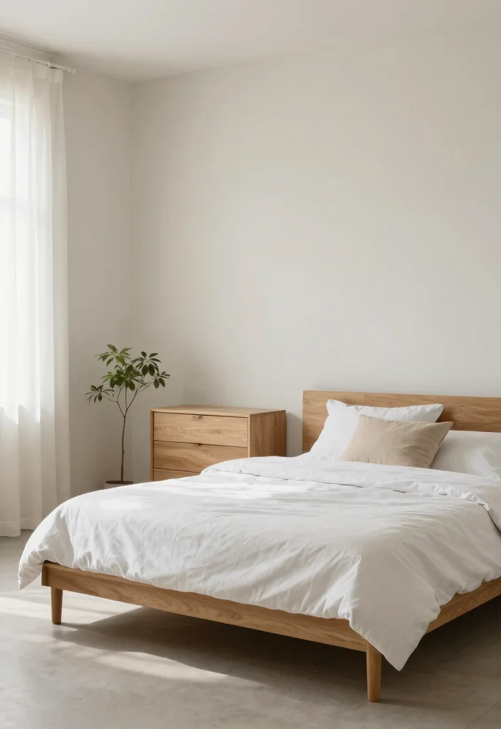 25 Light Bedroom Ideas for a Bright Airy Feel 2. Opt for Minimalist Bedroom Styles 0