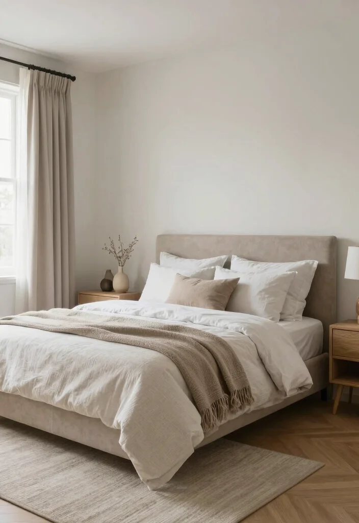 25 Light Bedroom Ideas for a Bright Airy Feel 21. Create a Balance of Elements 0