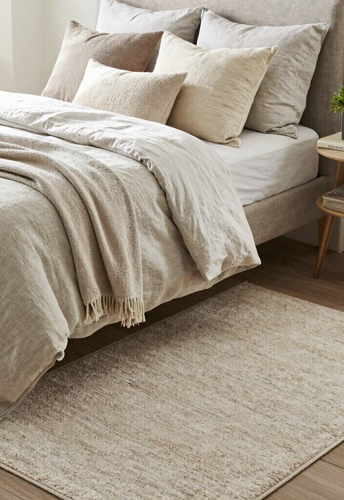 25 Light Bedroom Ideas for a Bright Airy Feel 4. Incorporate Textured Fabrics 0